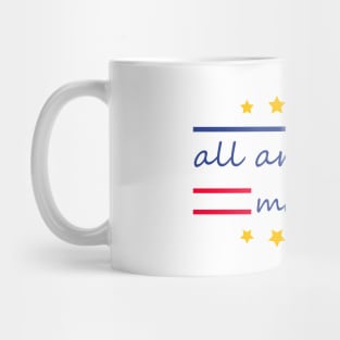 All American Mama - Funny 4th of July Mommy Gift Mug